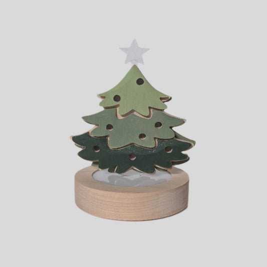 Lampe de Chevet Multicolore - Sapin